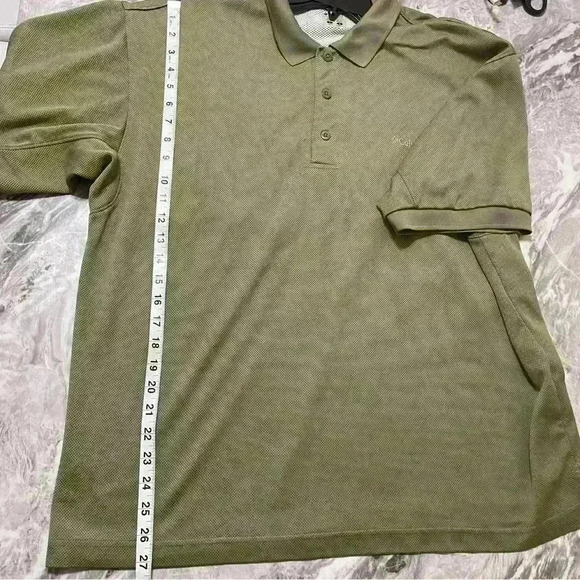 Columbia PFG Shirt Mens Large Short Sleeve Polo Vented Green Outdoor Fishing - Picture 10 of 13